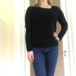 Maje lightweight cutout sweater